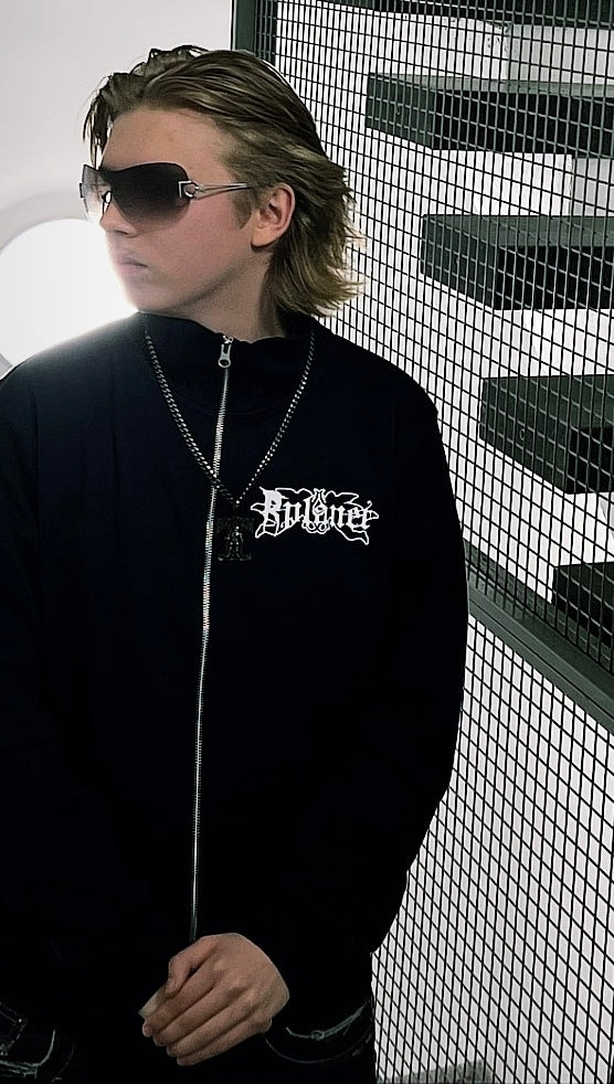 Rplanet blue navy Zip Sweat
