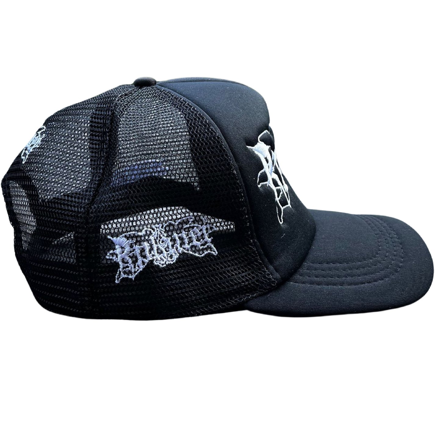 Rplanet black trucker cap