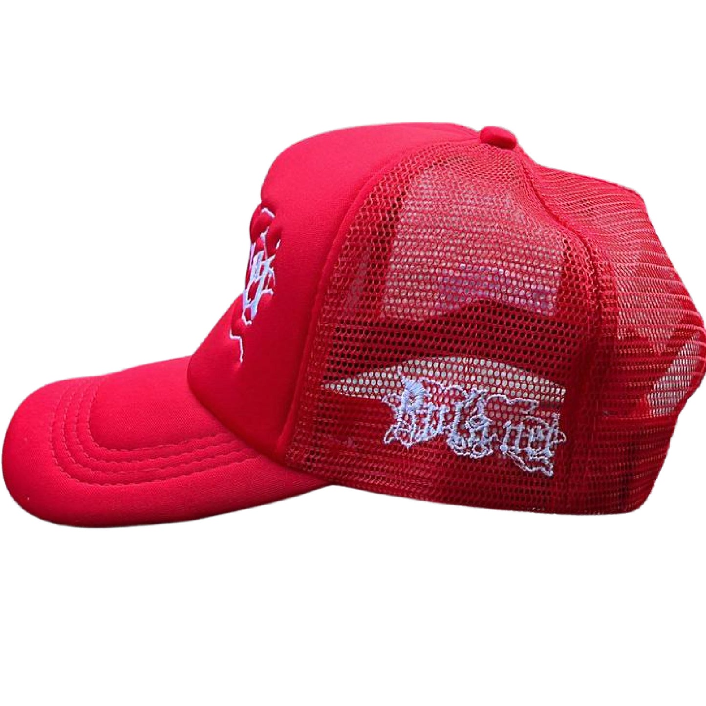 Rplanet red trucker cap
