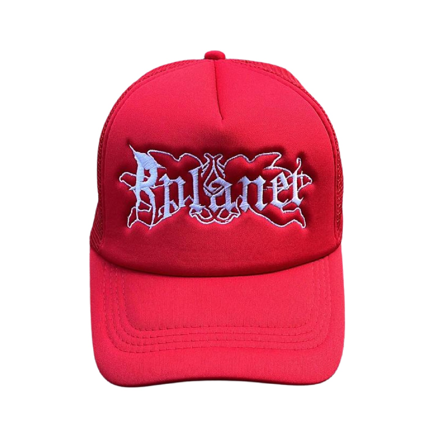 Rplanet red trucker cap