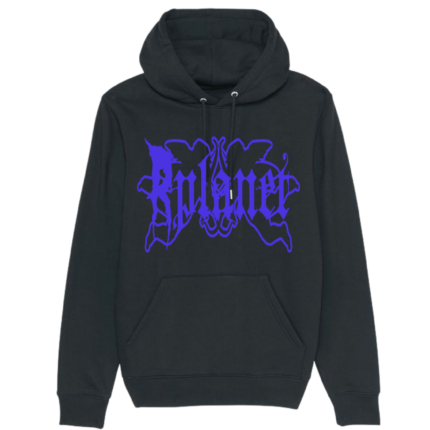 Rplanet purple color big logo hoodie