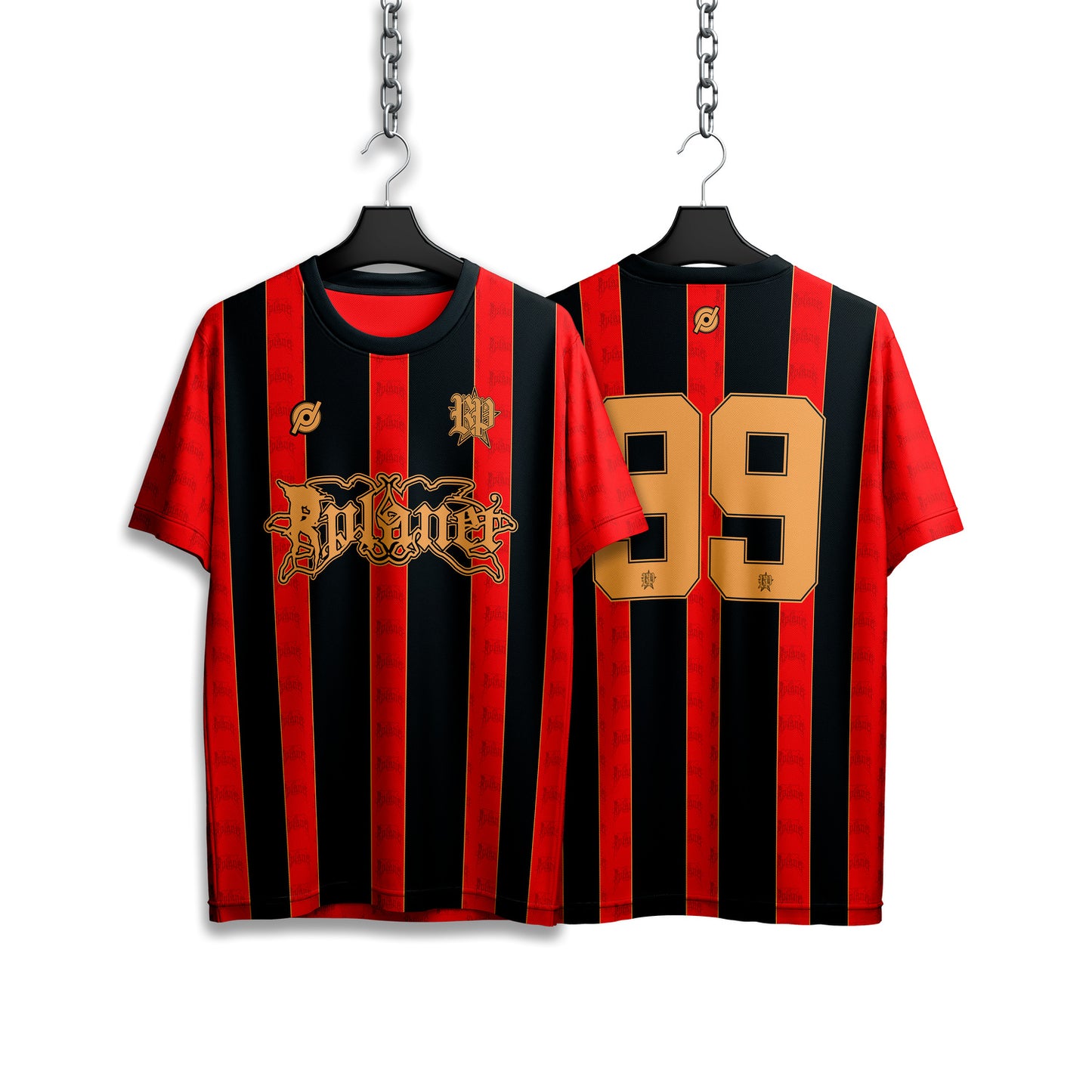 RED/BLACK FOOTBALL JERSEY