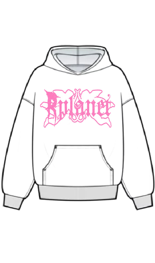 PINK glitter hoodie